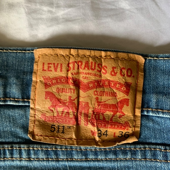 2 Levi’s 511 slim-fit flex mens jeans - Picture 2 of 12